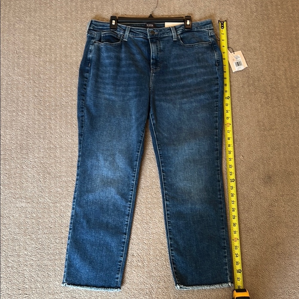 NYDJ Blue Ankle Cropped Jeans